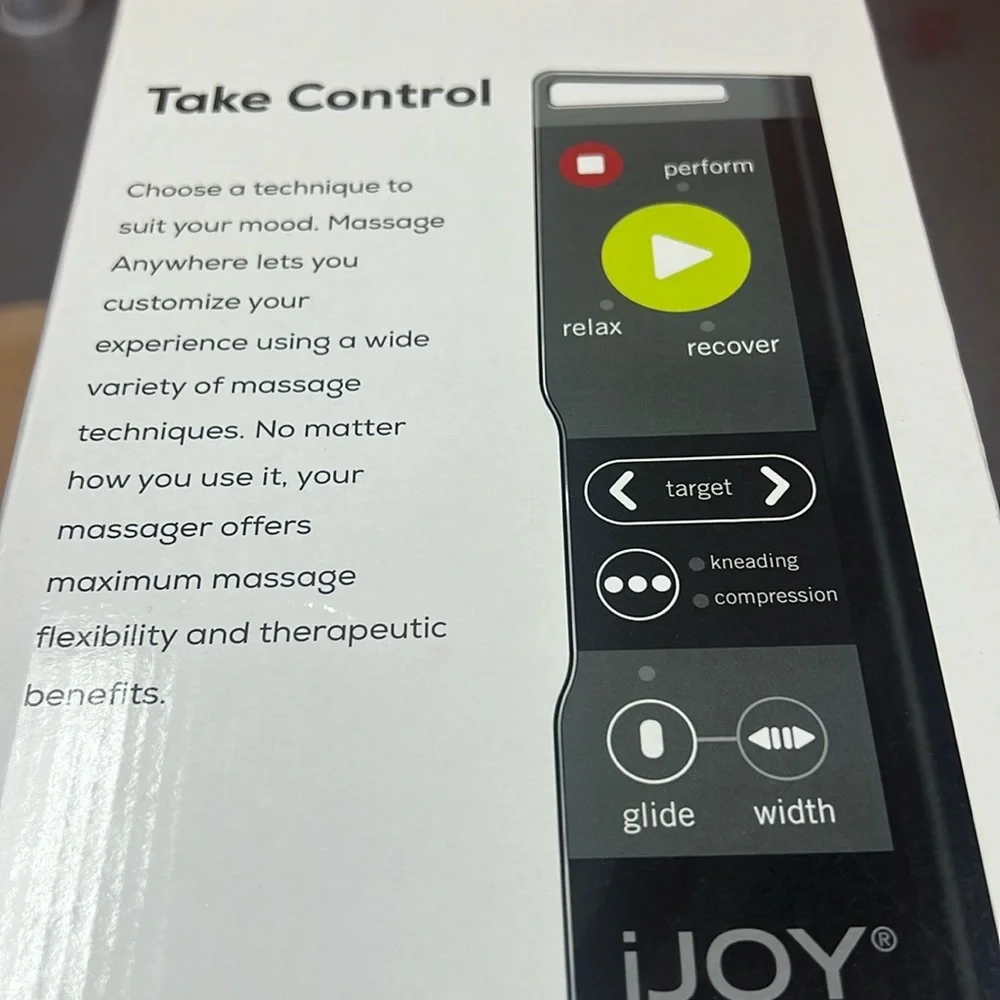 Massage on the go , human touch feel. Portable rechargeable control cordless. - Picture 3 of 8